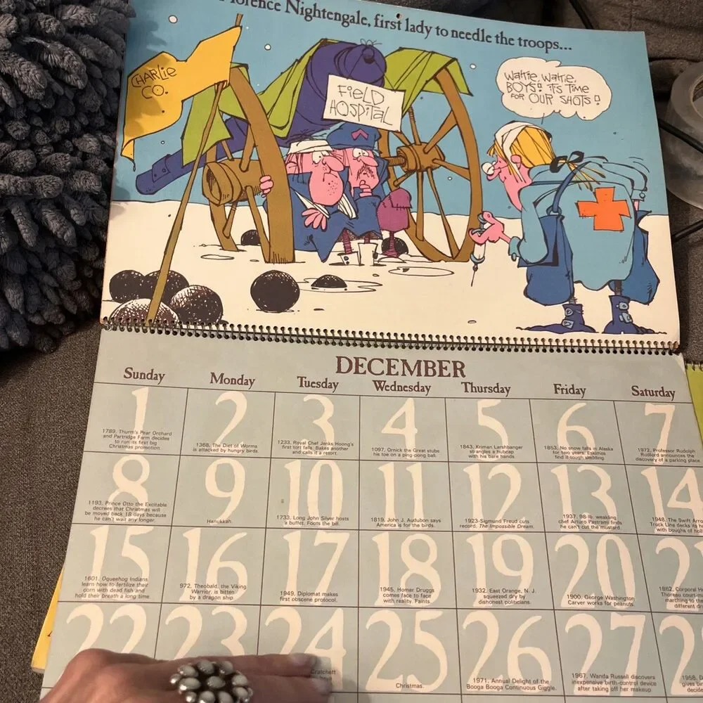 Vintage Hallmark Calendar 1974 First Ladies Historical OKT/Colson Louis Marak